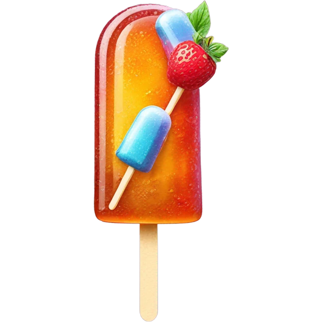 frozen tea on a stick emoji