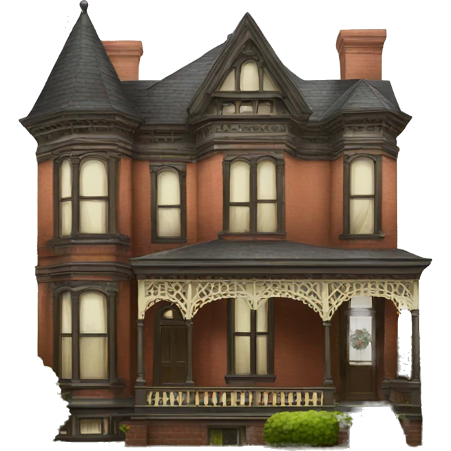 Victorian house emoji