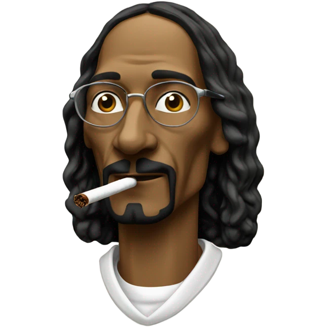 Snoopdog smoking  emoji