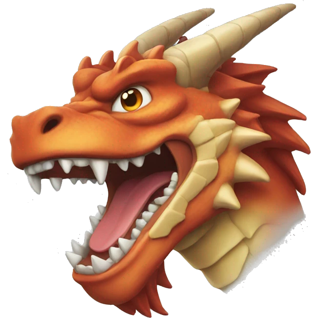 roaring dragon emoji