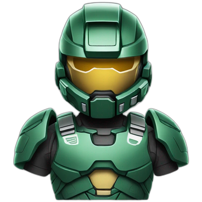 Halo Spartan cute emoji