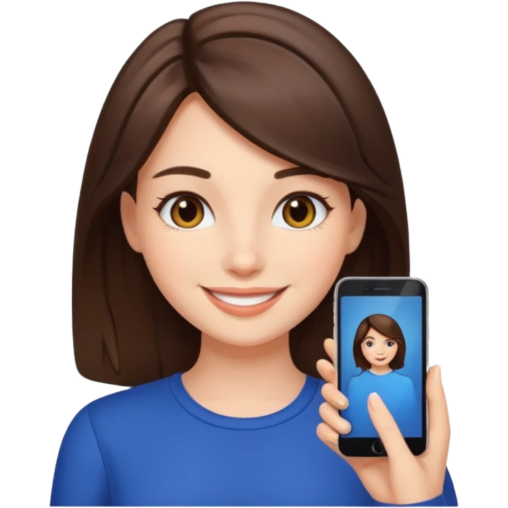 GIRL INFLUENCER BRUNETTE emoji