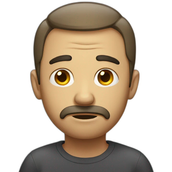 very sad man emoji