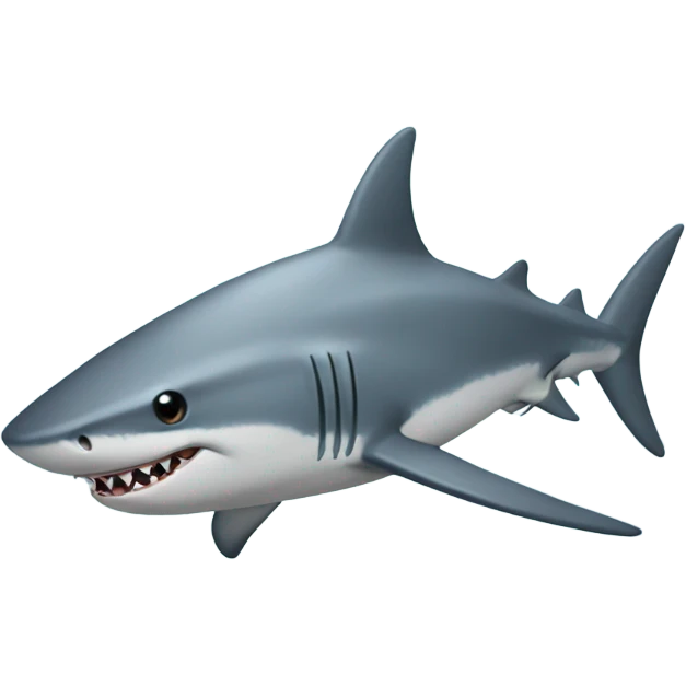 Shark riding a bug emoji