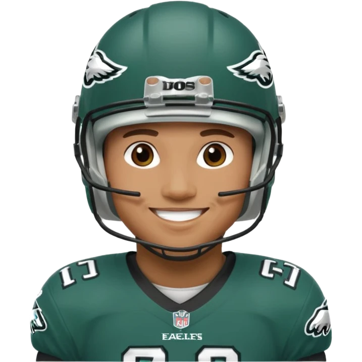 A Philadelphia eagles player emoji