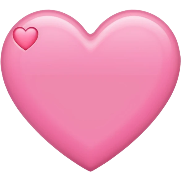 simple pink heart photo frame emoji