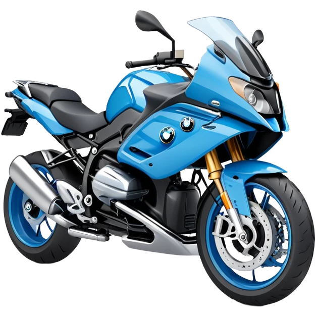blue BMW motorcycle emoji