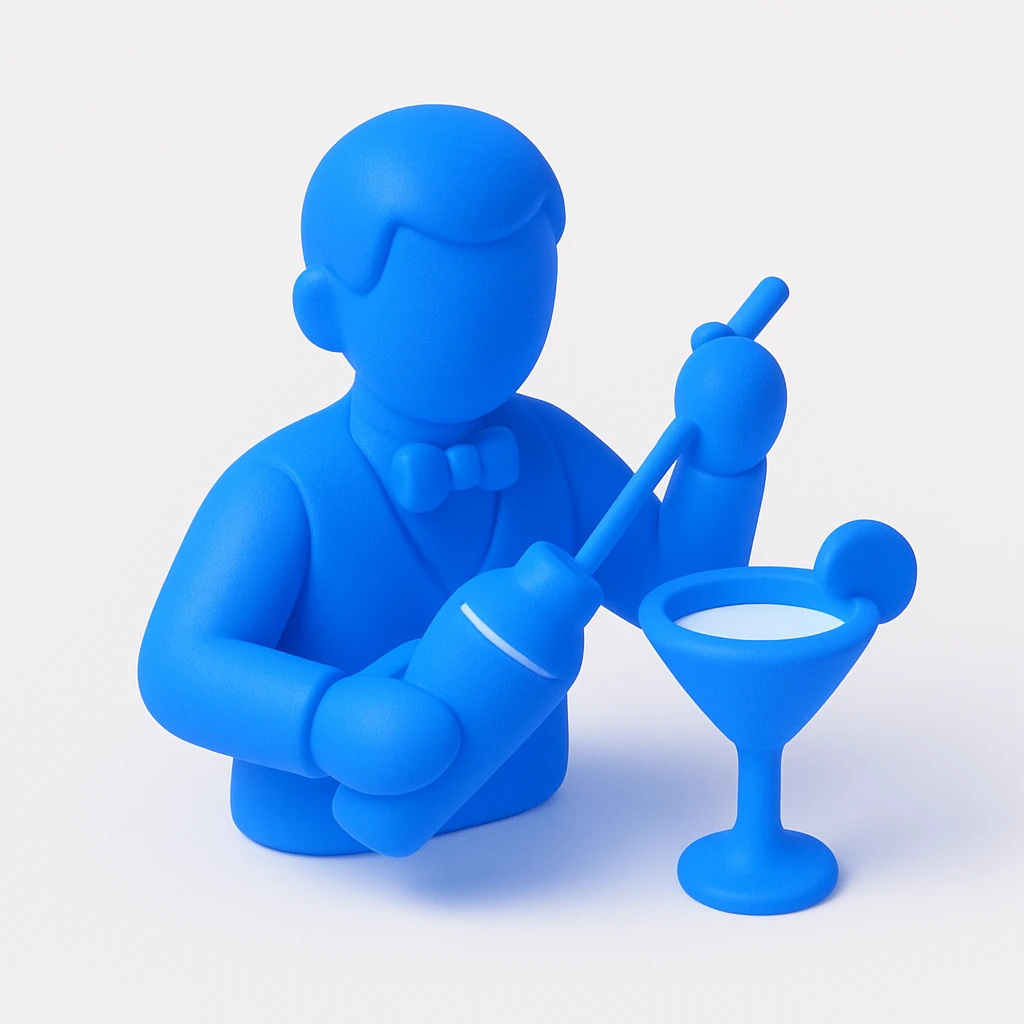 bartender mixing drinks emoji