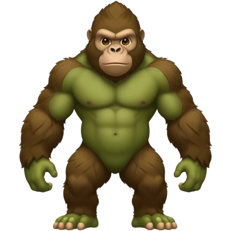 green gorila emoji