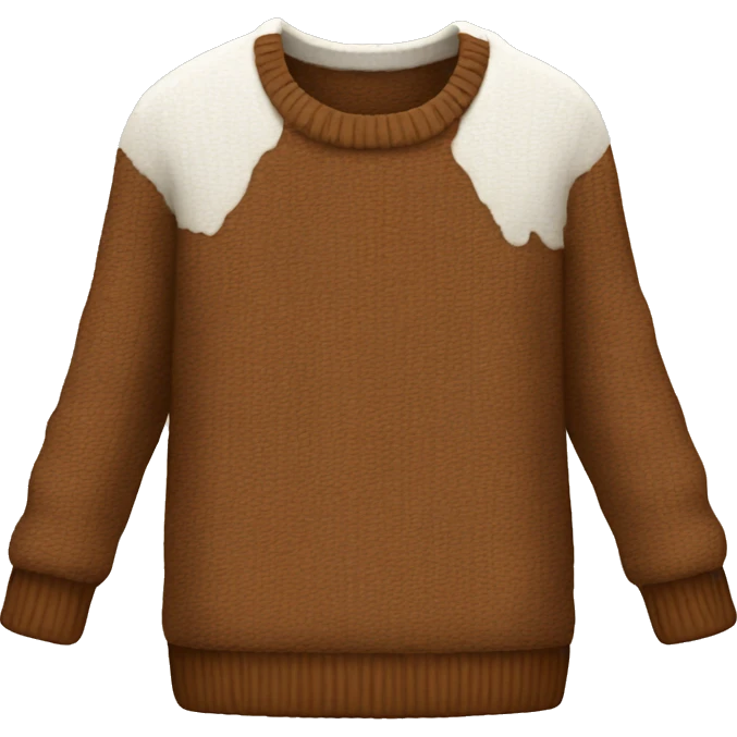 Brown sweater  emoji