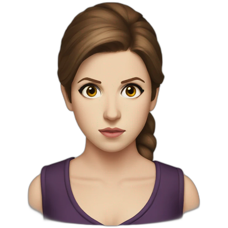 anna kendrick serious emoji