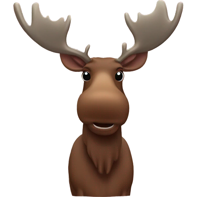 Moose Christmas emoji