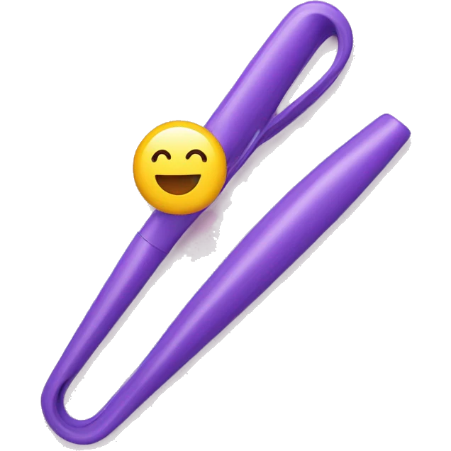 a plastic curler for hair on desk emoji