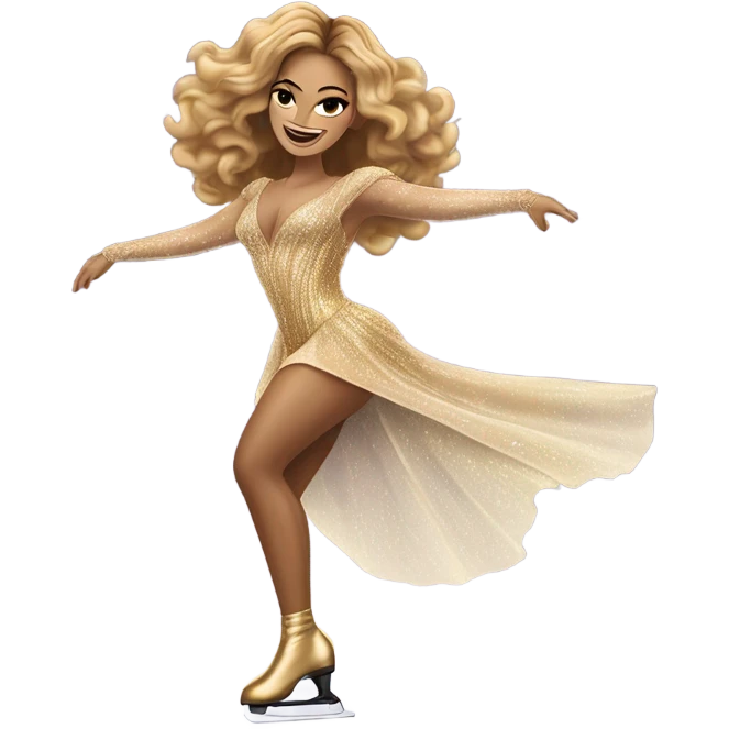 Beyonce on ice emoji