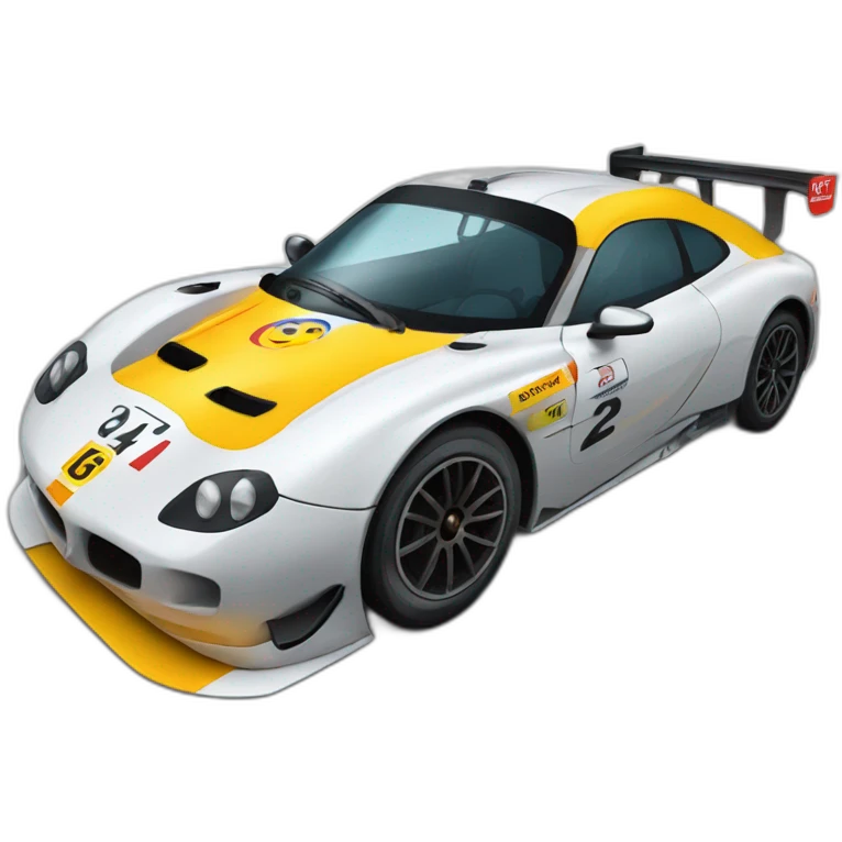 voiture de course des 24 du mans emoji