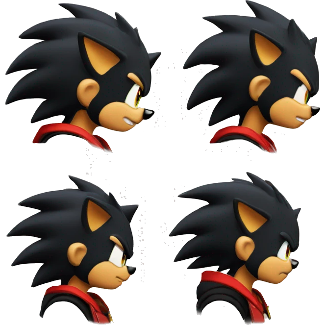 shadow the hedgehog emoji
