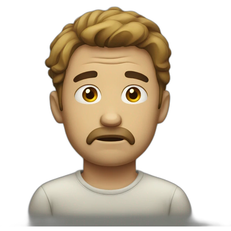 sad man emoji