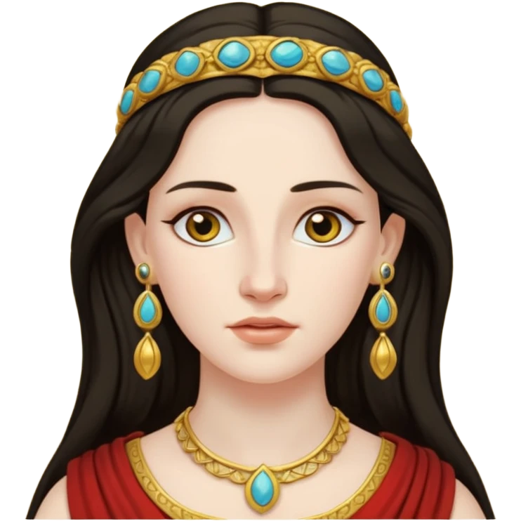 Ancient roman Women with Earrings emoji