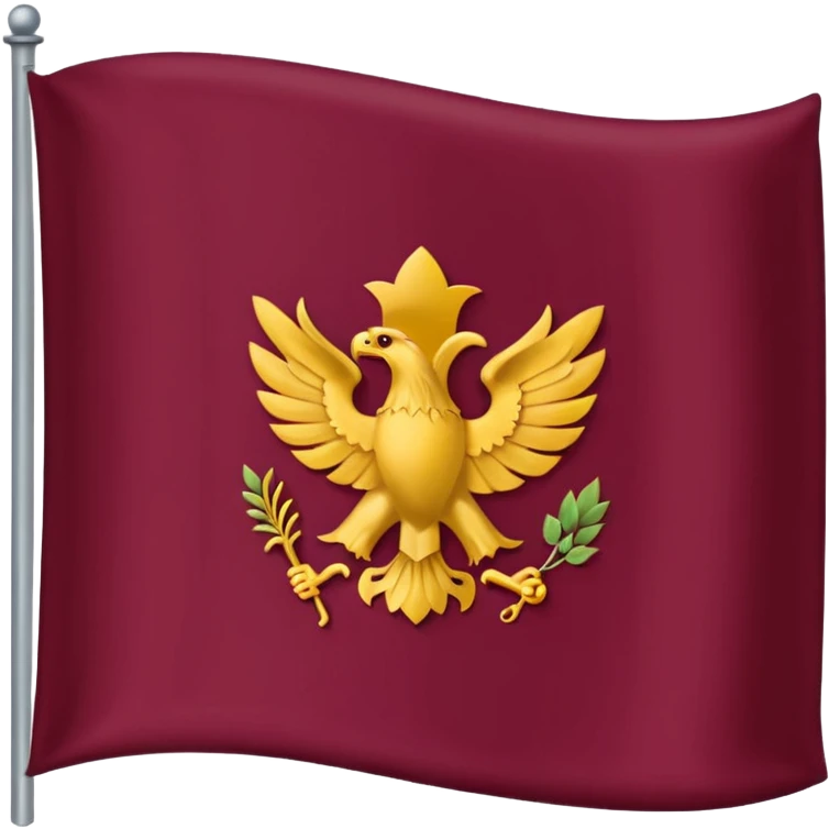 Bandera color vino entero emoji