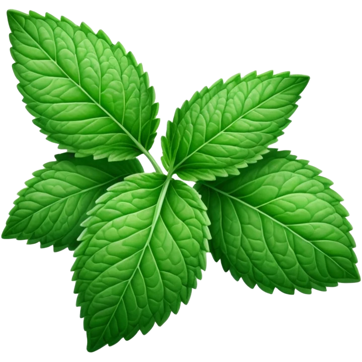 peppermint leaf emoji