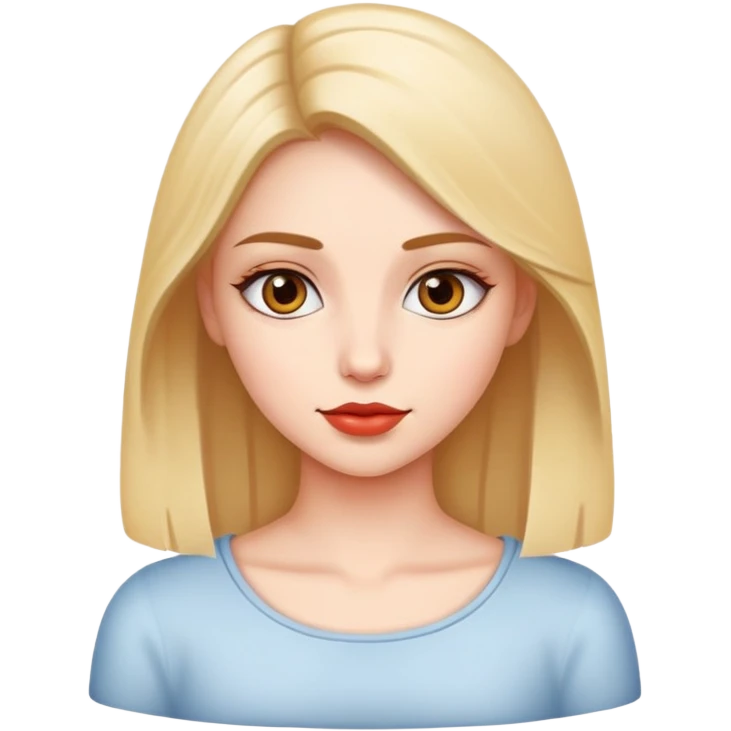 Красивая девушка emoji