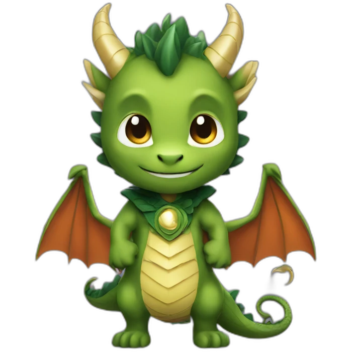 dragon in loki costume emoji