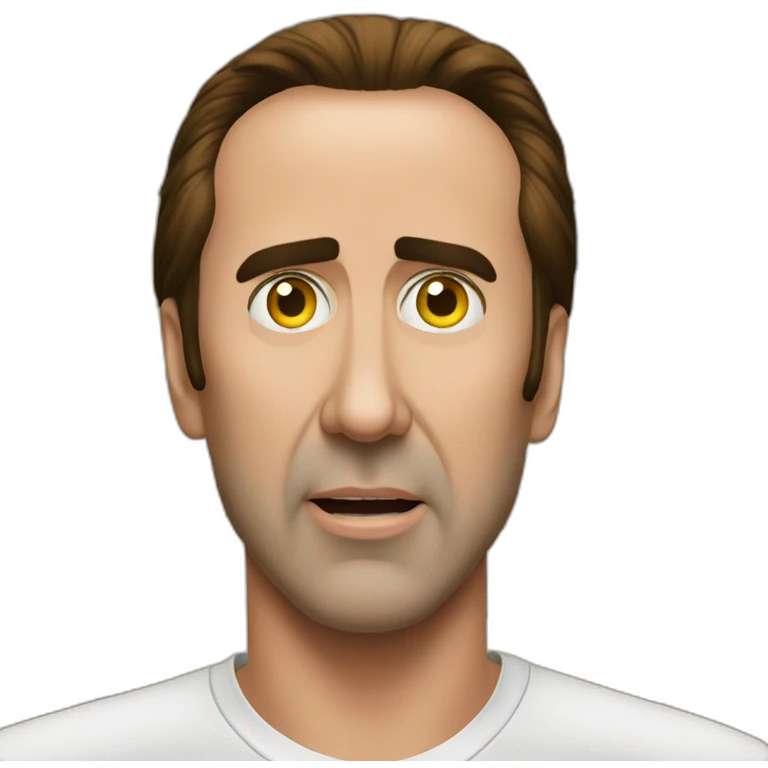 Nicolas Cage dans une cage emoji