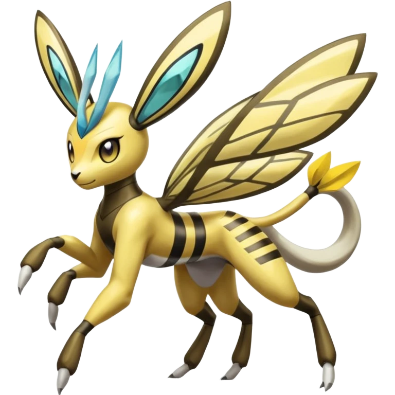 Meloetta-Zeraora-Beedrill-Manectric-Palkia-Cresselia-fusion emoji