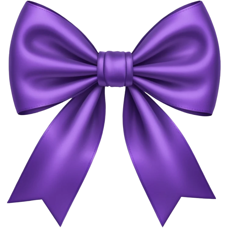 Purple Bow emoji