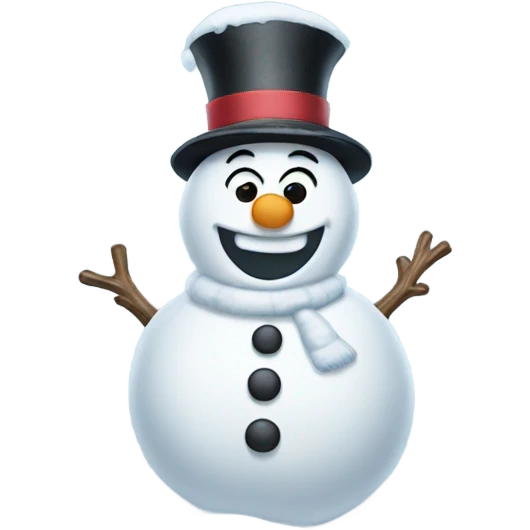 Frosty the snowman  emoji