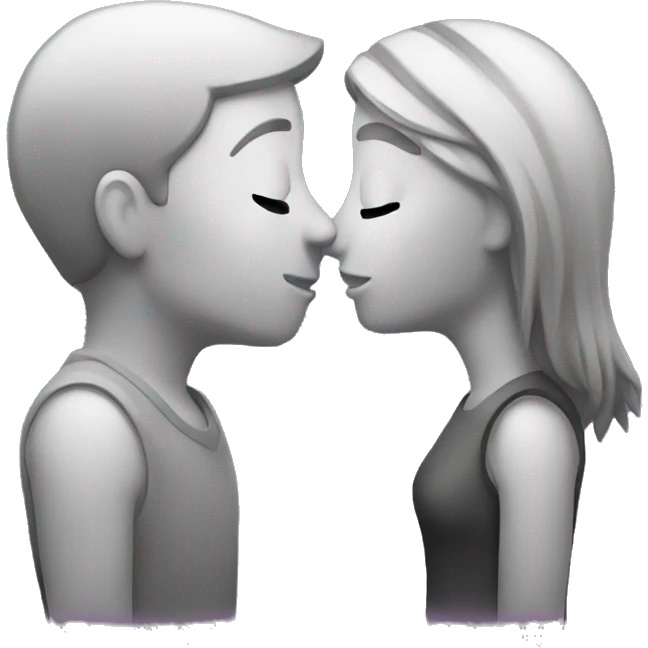 Couple kissing emoji