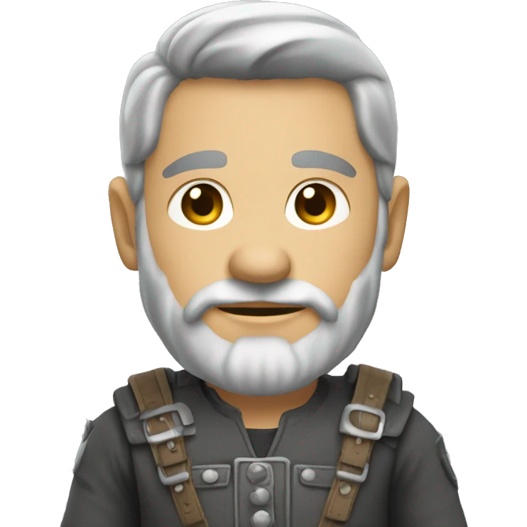 Ridder grijs pak emoji