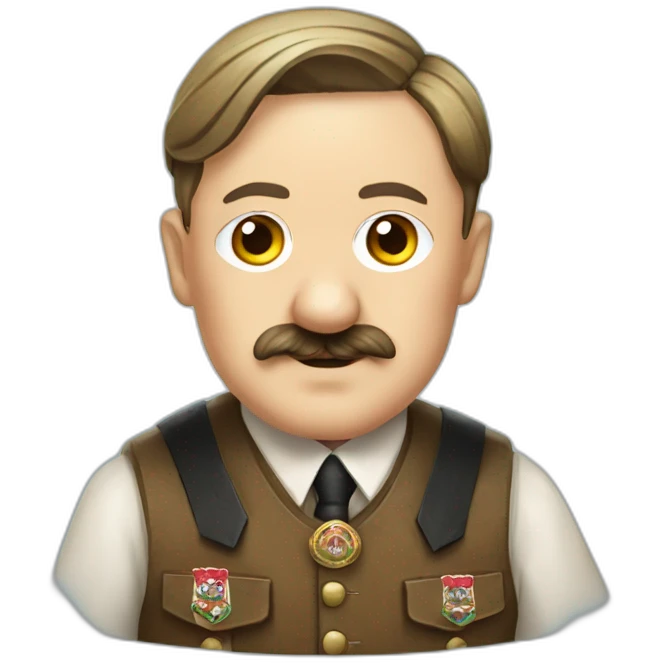 Adolf Hitler in Oktoberfest Clothes emoji