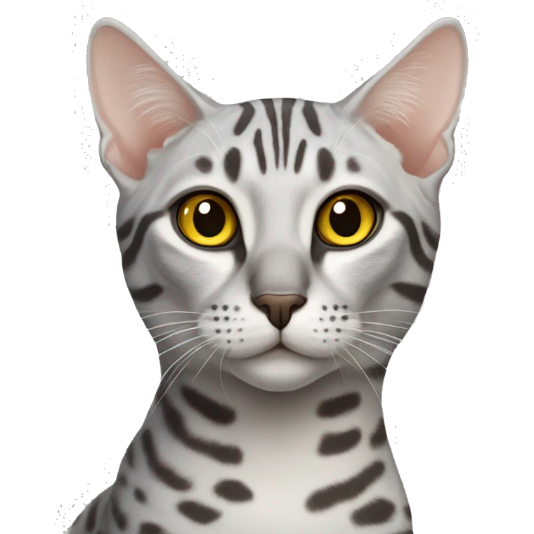 Egyptian mau cat emoji