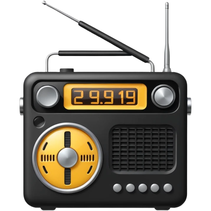 modern new radio emoji