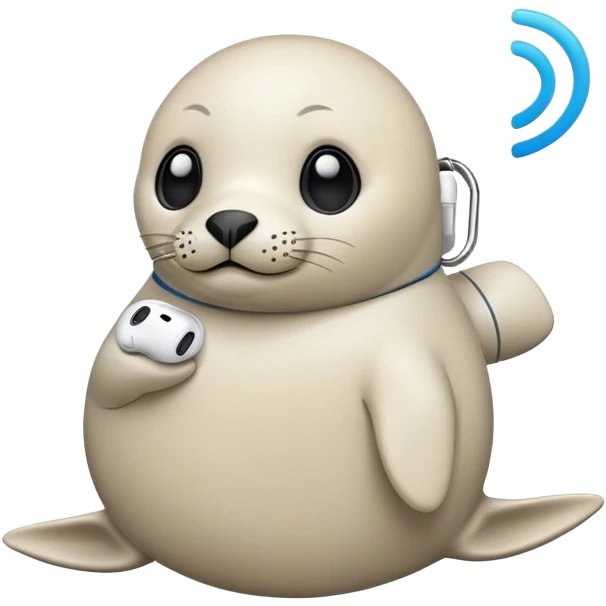 seal in airpods emoji