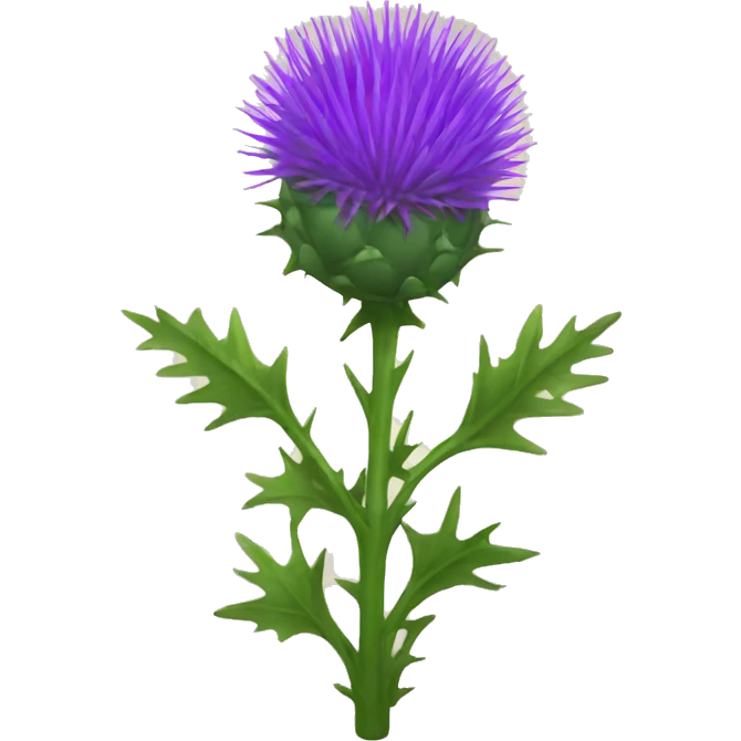 Emoji thistle emoji