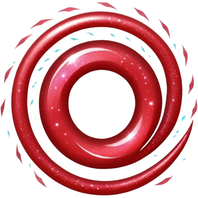red glitter portal emoji