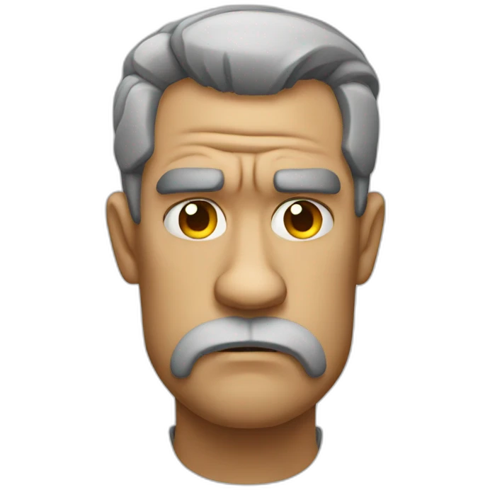 grumpy emoji