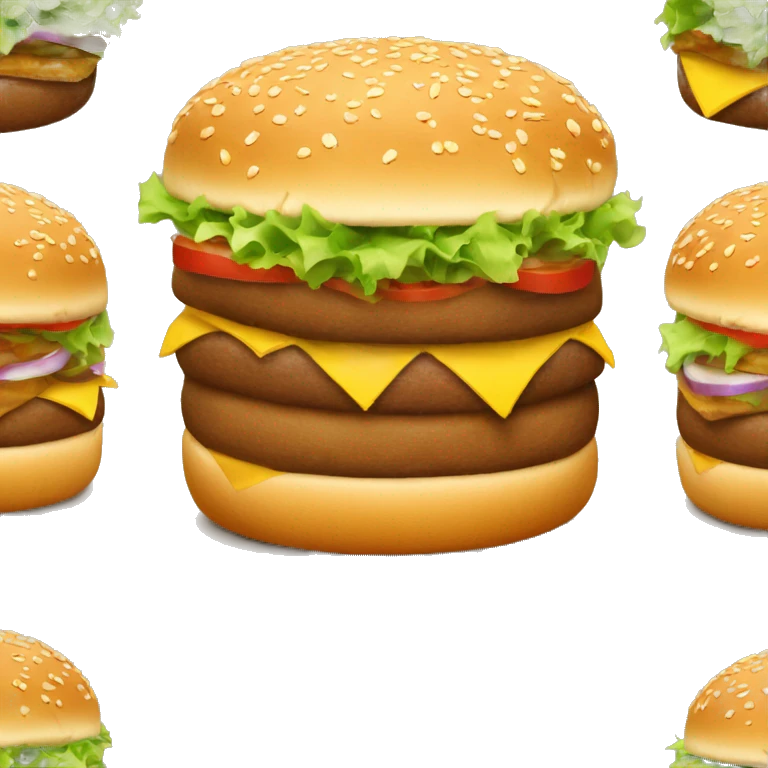Big Mac burger emoji