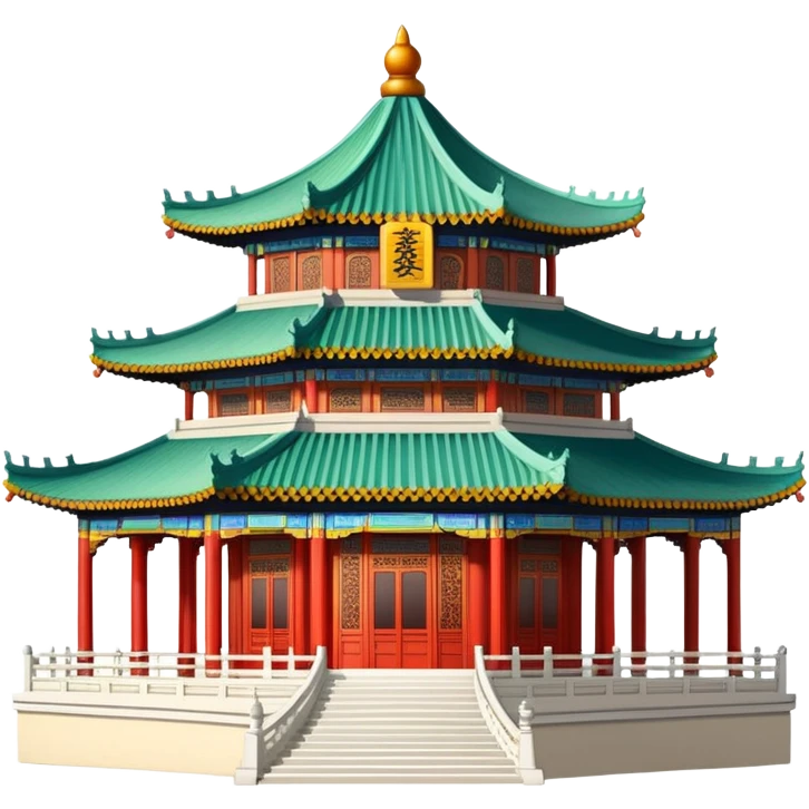 Summer Palace pavilion architecture only emoji