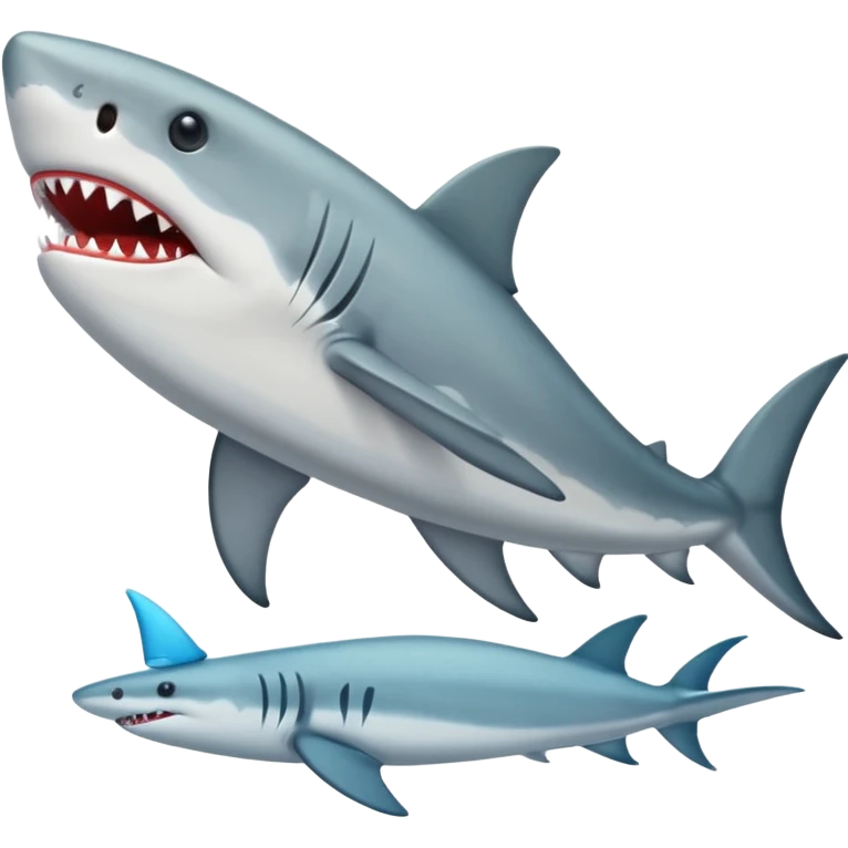 Tiburón con piernas y zapatos emoji