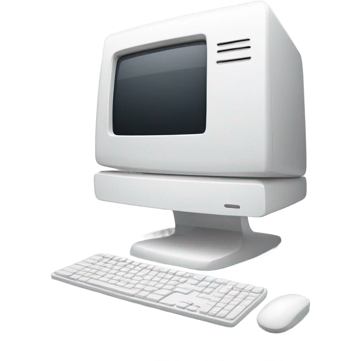 Pc white emoji