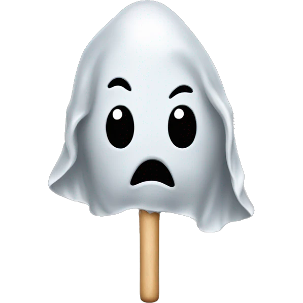 Ghost grey with drumsticks emoji