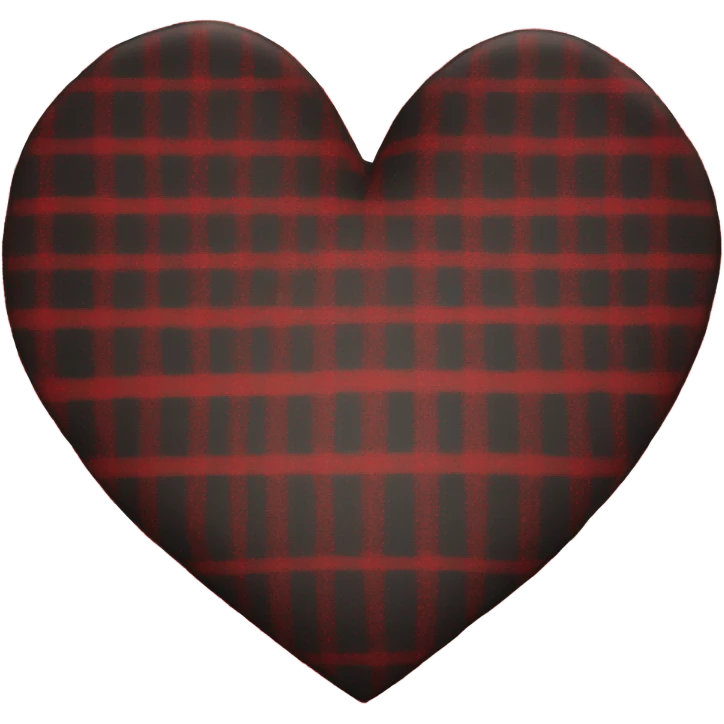 Red and black plade heart  emoji