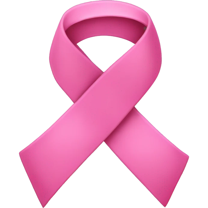 Pink ribbon cancer emoji