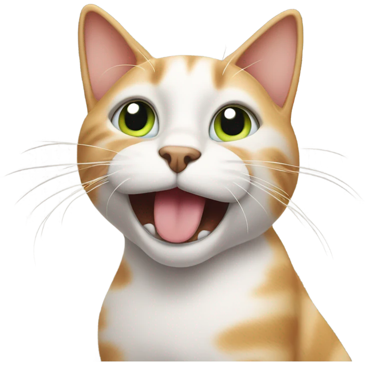 Cat farting emoji