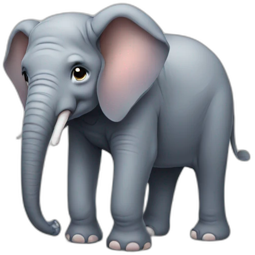 sad elephant emoji