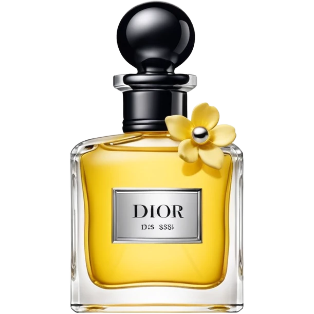 Yellow perfume from Dior emoji