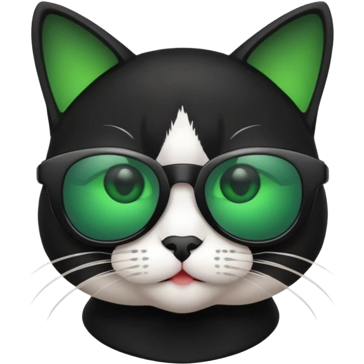 Cat wearing sunglasses emoji